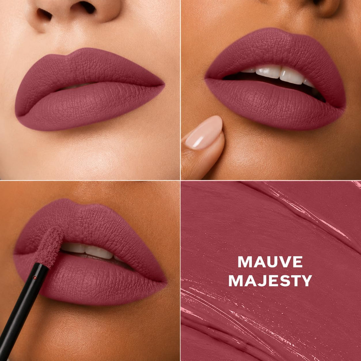 FACES CANADA Comfy Matte Wow Liquid Lipstick - Orchid Opulence 10 (Plum) 3.8ml | One Swipe Application | Highly Pigmented | Comfortable Wear | Glides Smoothly |