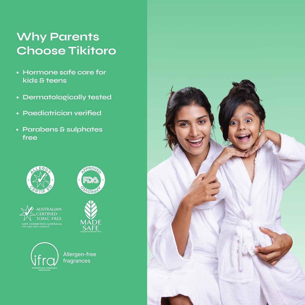 Tikitoro Kids Refreshing Body Wash | Pediatrician Approved | Deeply Cleanses, Hydrates & Refreshes Skin | Cucumber, Java Plum, Vitamin C & Aloe Vera | No Parabe