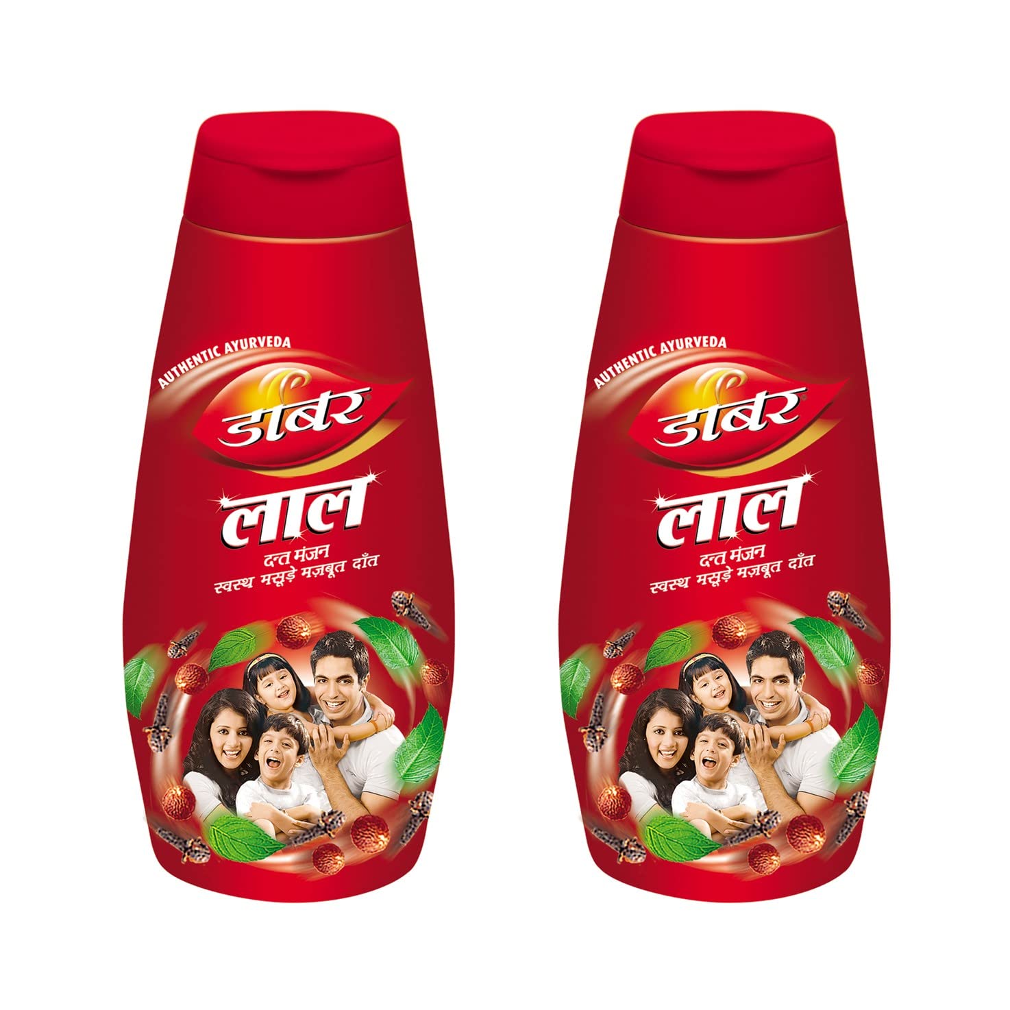 DABUR Lal Dant Manjan 300 Grams (Pack Of 2)| Toothpowder For Strong,White Teeth,Plaque Removal,Freshening,Gum Protection