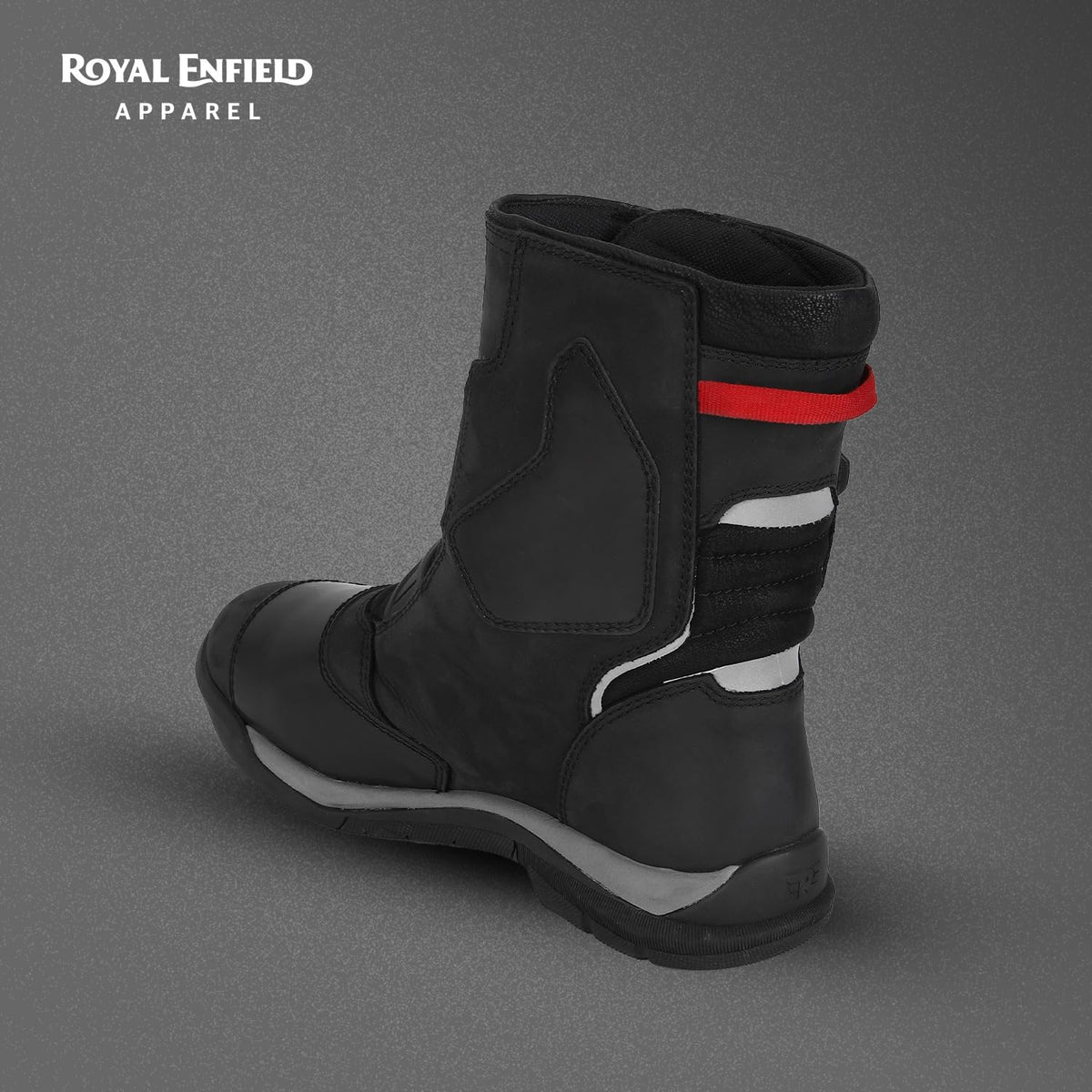 Royal Enfield Wanderer Black Riding Boots 8 UK