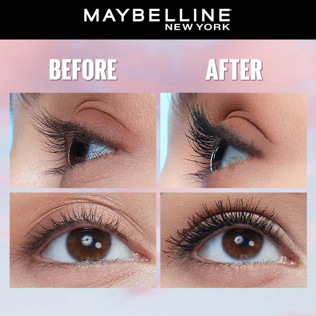 Maybelline New York Lash Sensational Sky High Waterproof Mascara,Very Black