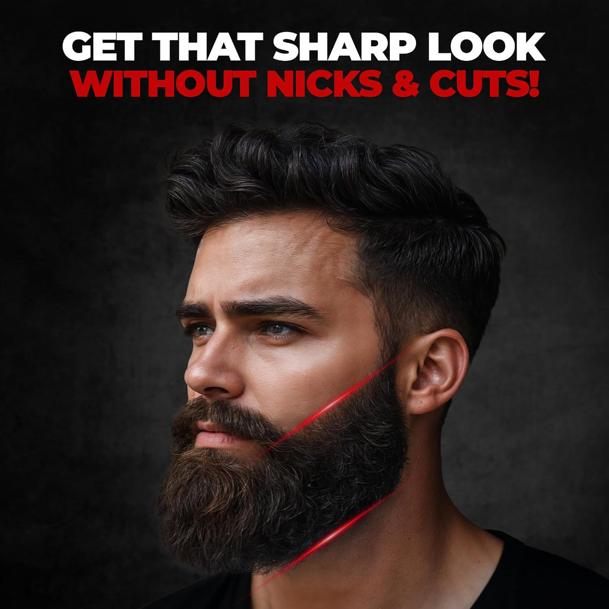 Beardo Beard Styling Tool for Men | Pack of 3 | Beard Styling Razor for Men | Reusable Razor | Sharp, Safe & Precise Shaping Tool | Body Grooming | Beard Shaper
