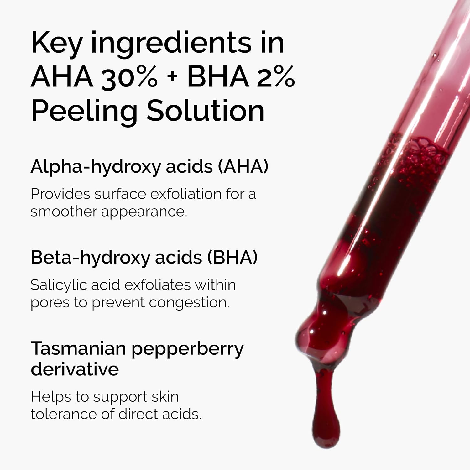 The Ordinary AHA 30% + BHA 2% Peeling Solution, Advanced Exfoliating Peel for Brighter Skin, 30ml