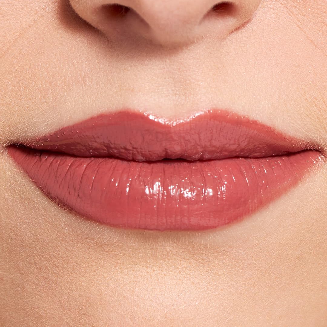 Revolution Pout Lip Gloss Stick – Toffee Nude | Juicy Tint with Glossy Balm Finish | Moisturizing, Lightweight & Non-Sticky | Vegan & Cruelty-Free | 3g