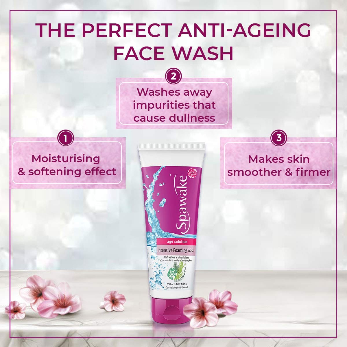 Spawake - Anti Aging Face Wash Age Solution Intensive Foaming Wash (100g)