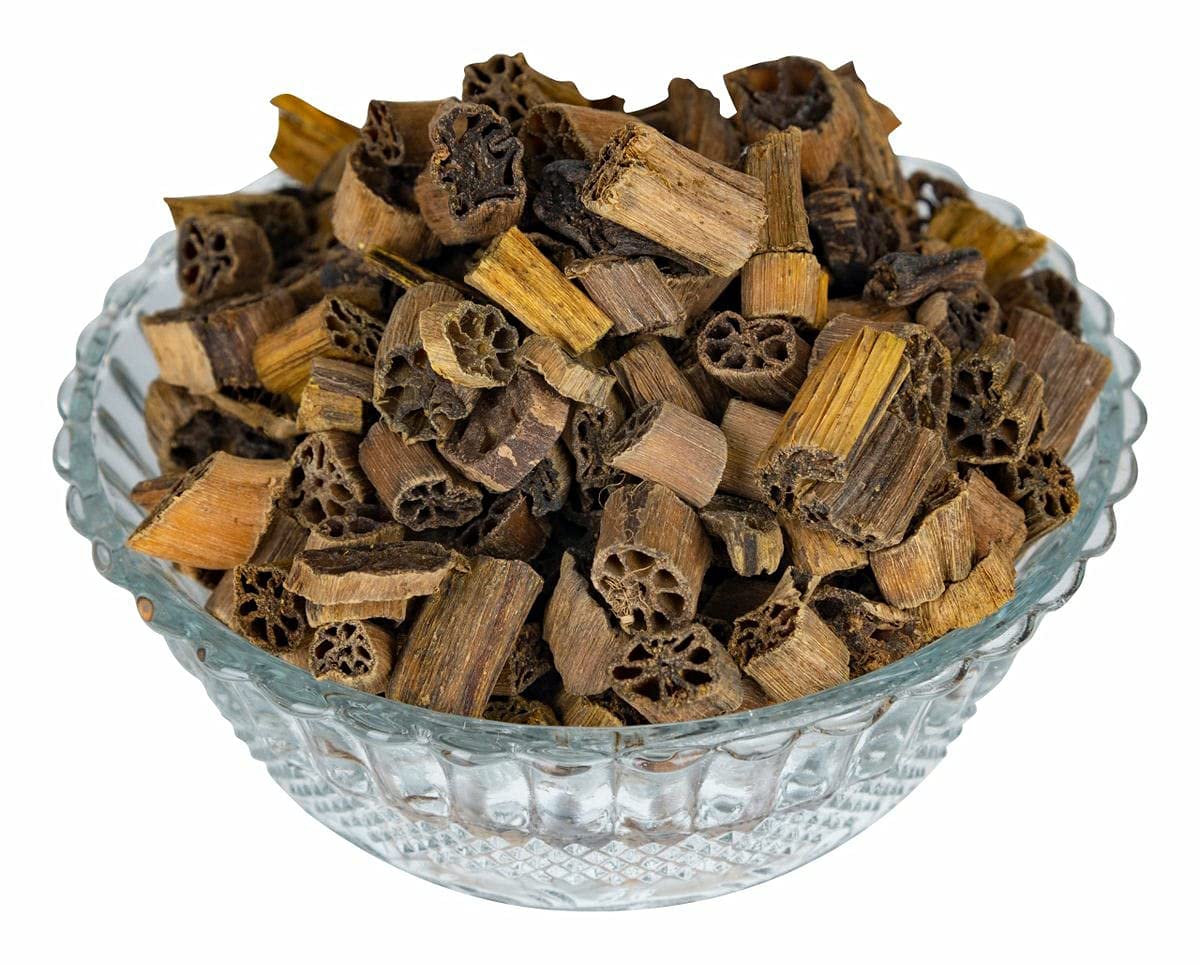 Ikkiyam Sun Dried Lotus Stem (Fryams) | Organic & Premium Thamara Valayam Vathal | Traditional Dried Kamal Dandi/Kakdi (Thamarai Thandu) | Healthy Snack & Cooki