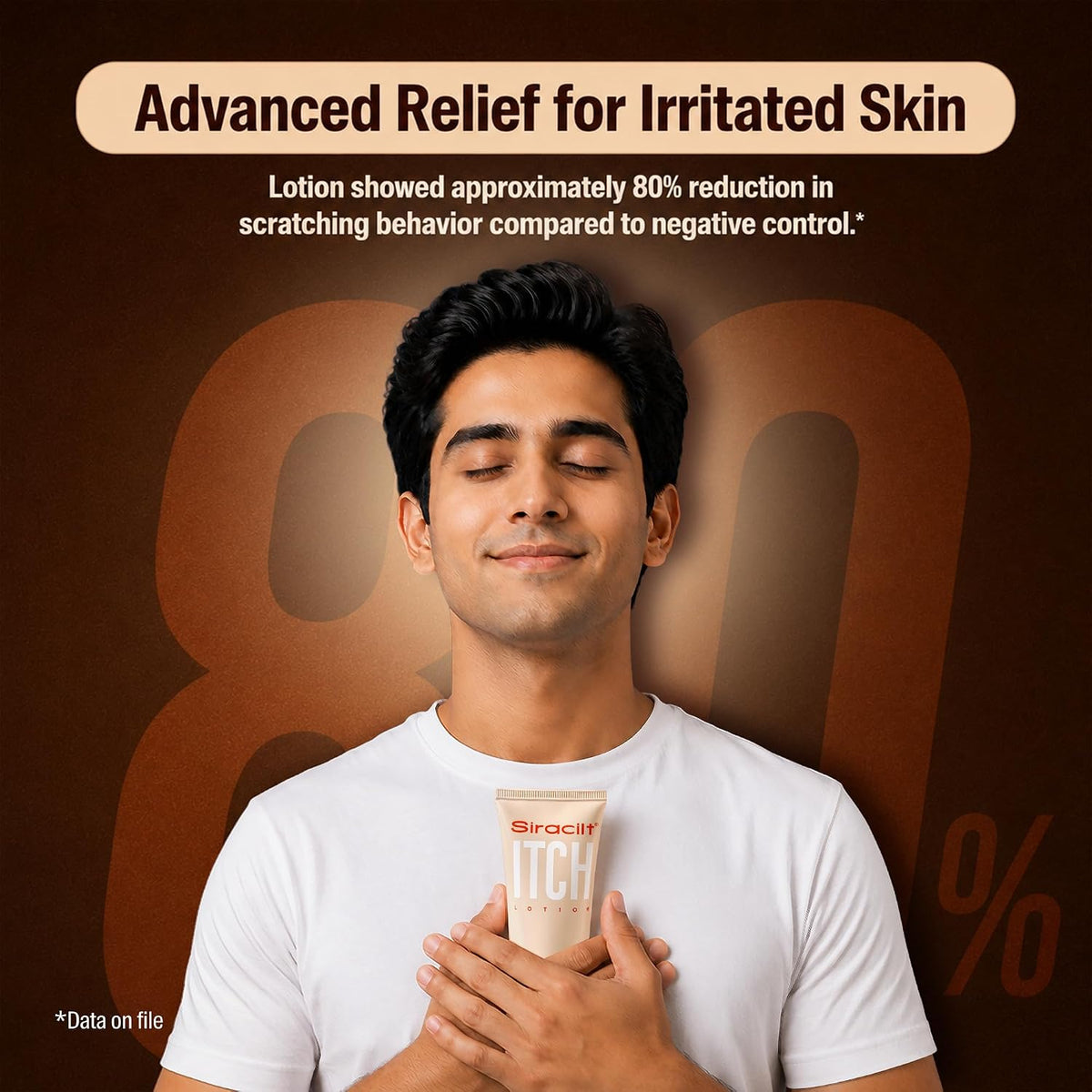 SIRACILT-ITCH Lotion Moisturizer for soothing dry, itchy, eczematic skin, Anti-inflammatory, Paraben & Sulphate Free, 100ML