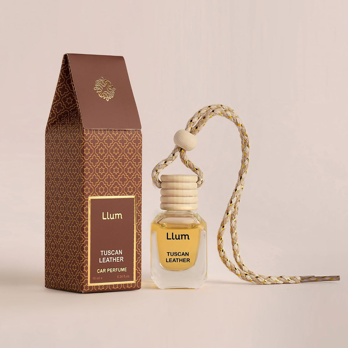 Llum Car Air Freshener| 10ml, Combo of 2 |Luxury, Organic Toxin-Free Perfume |Interior Accessory for fresh Aroma |Long Lasting Fragrance (Without AC Vent Clip,