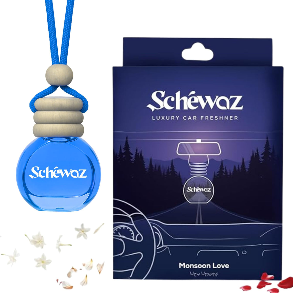 SHIVAJI Wild Berry Car Hanging Perfume, Monsoon Love, 10ml MonsoonLove 10 count (Pack of 1)