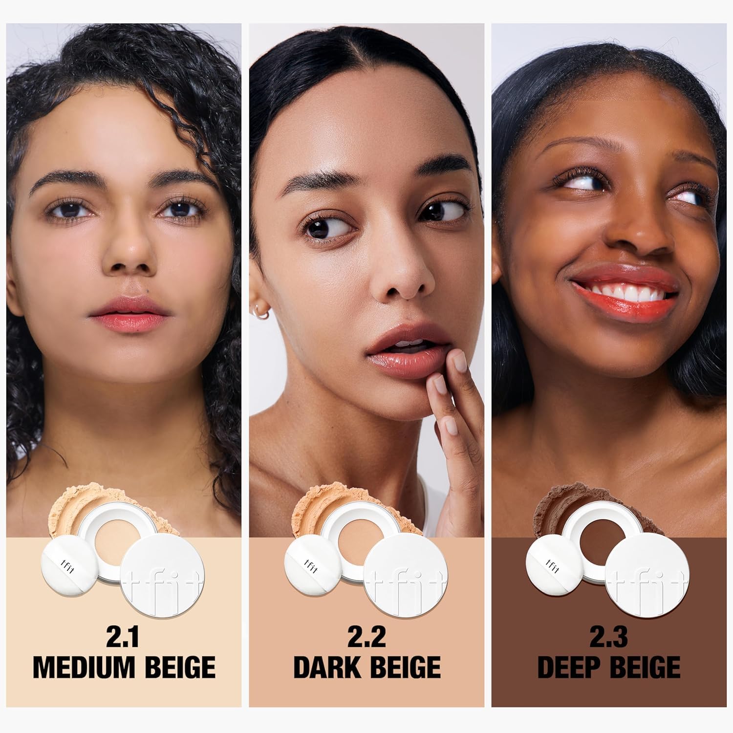 TFIT Translucent Set Finishing Powder - Sebum Control Face Loose Powder, Matte & Silky Finish, Lightweight, Long-lasting, Korean Makeup Setting Powder, 0.24 Oz. (01 White, 0.24 Oz.)