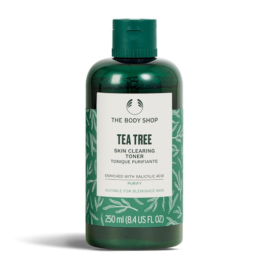 The Body Shop Tea Tree Skin Clearing Mattifying Toner – Purifying Vegan Facial Toner for Oily, Blemished Skin – 8.4 oz
