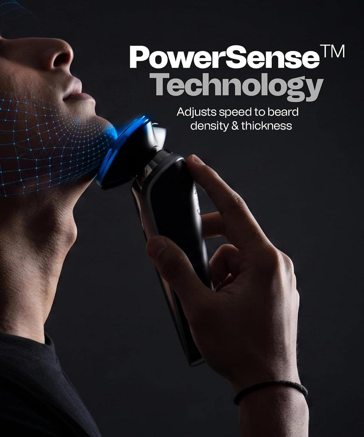Bombay Shaving Company Autopilot Electric Shaver For Men | Intelligent Shaving | PowerSense Technology | Low Noise Motor | Auto-adjusts Speed | Type-C Flash Cha