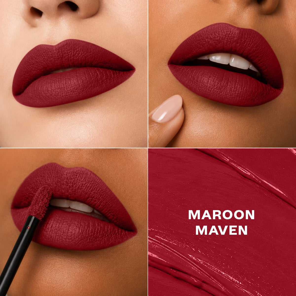 FACES CANADA Comfy Matte Wow Liquid Lipstick - Orchid Opulence 10 (Plum) 3.8ml | One Swipe Application | Highly Pigmented | Comfortable Wear | Glides Smoothly |