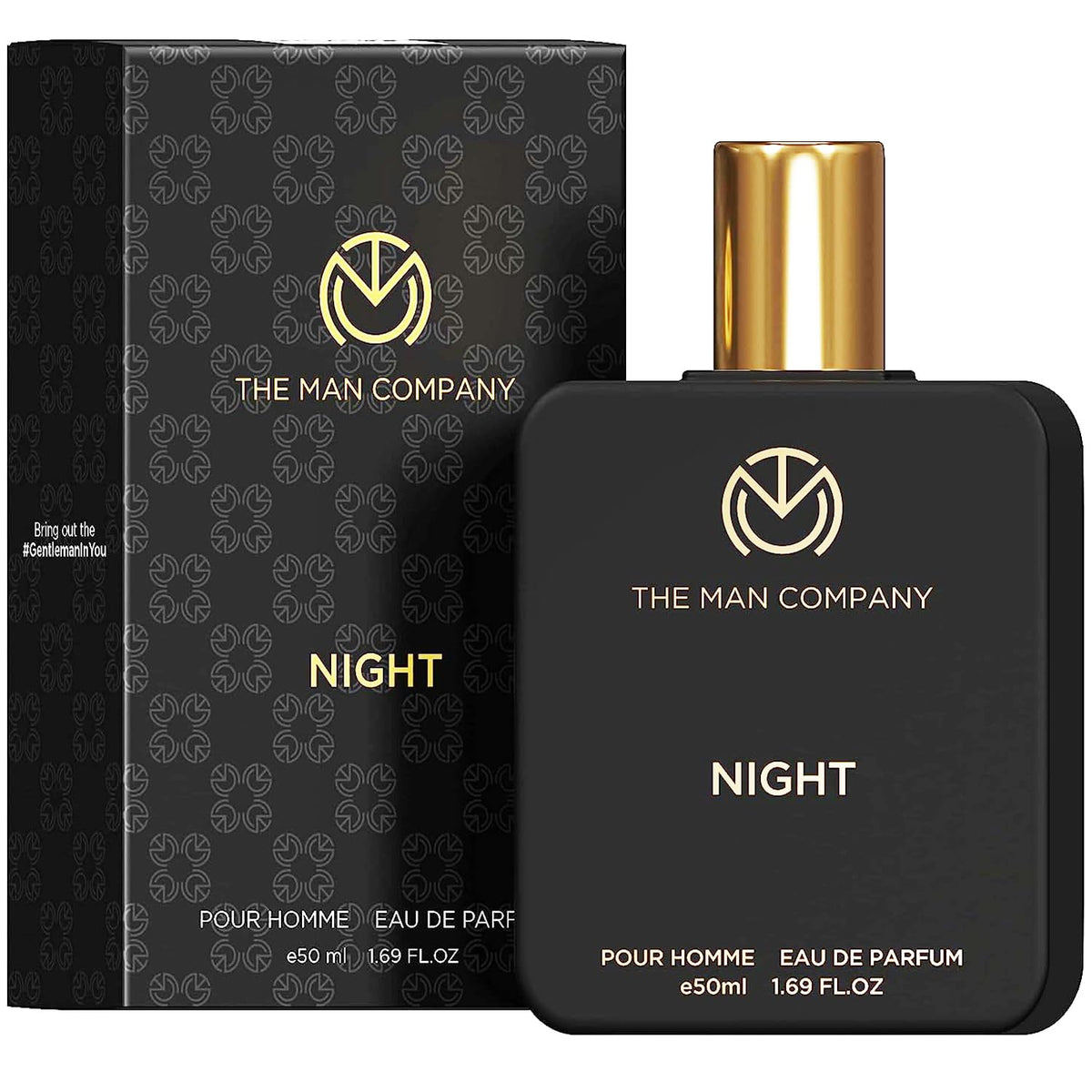 The Man Company Night Perfume for Man - 50ml | Premium Long Lasting Fragrance | Citrusy, Exotic & Woody | Gift For Man | Date Night Body Spray | Valentine Gift