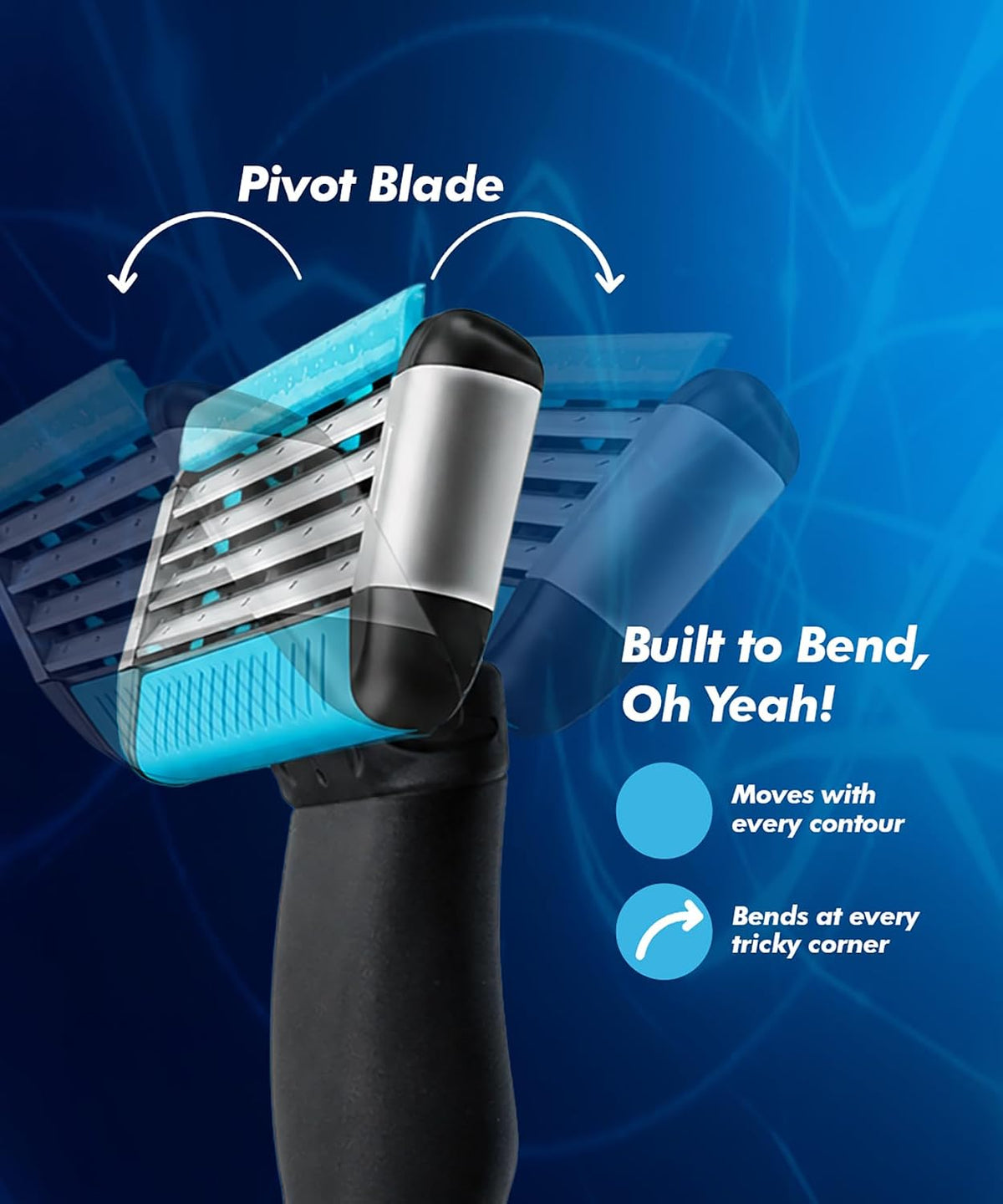 Bombay Shaving Company Switch4 Razor Cartridge | Pack of 2 Cartridges | 4 Blade Razor | Popular 3 blade razors compatible | Universal Cartridge | Double Lubrica