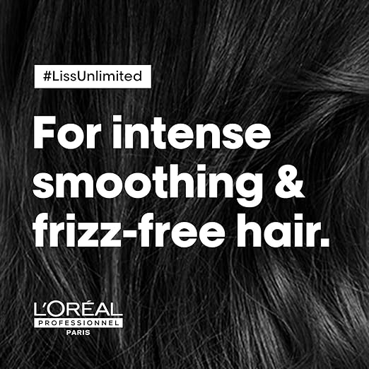 Loreal Paris Proffessional L'Oréal Professionnel Liss Unlimited Shampoo With Pro-Keratin And Kukui Nut Oil For Rebellious Frizzy Hair, Serie Expert, 300Ml