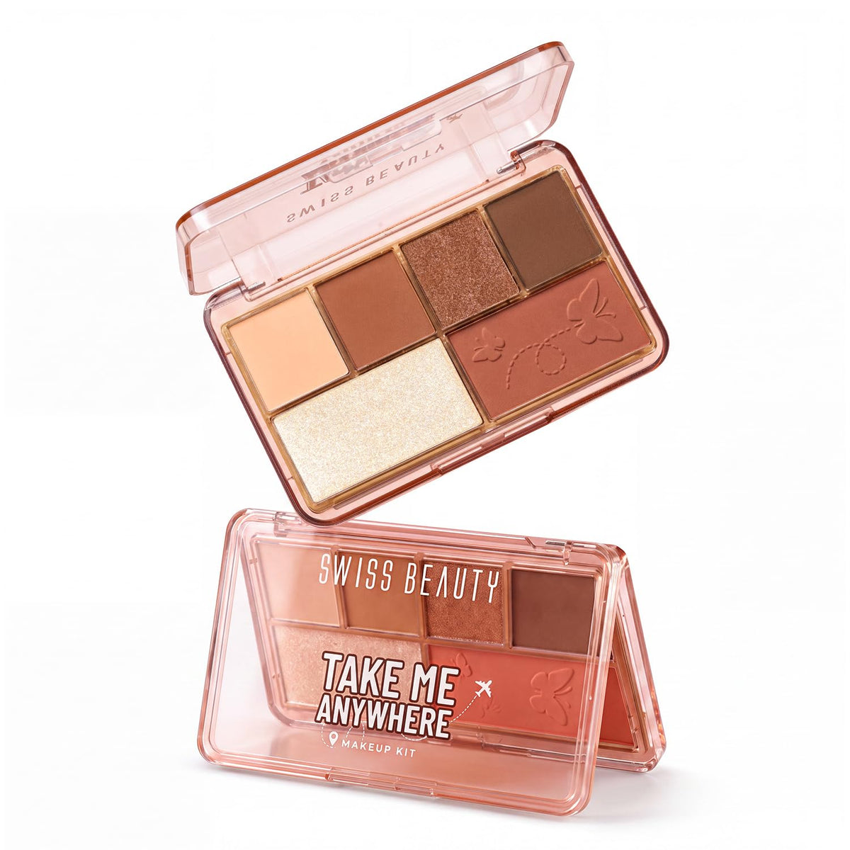 Swiss Beauty Take Me Anywhere Makeup Kit | Multi-Use Palette | Compact & Travel-Friendly | Highly Pigmented | Ultra-Blendable