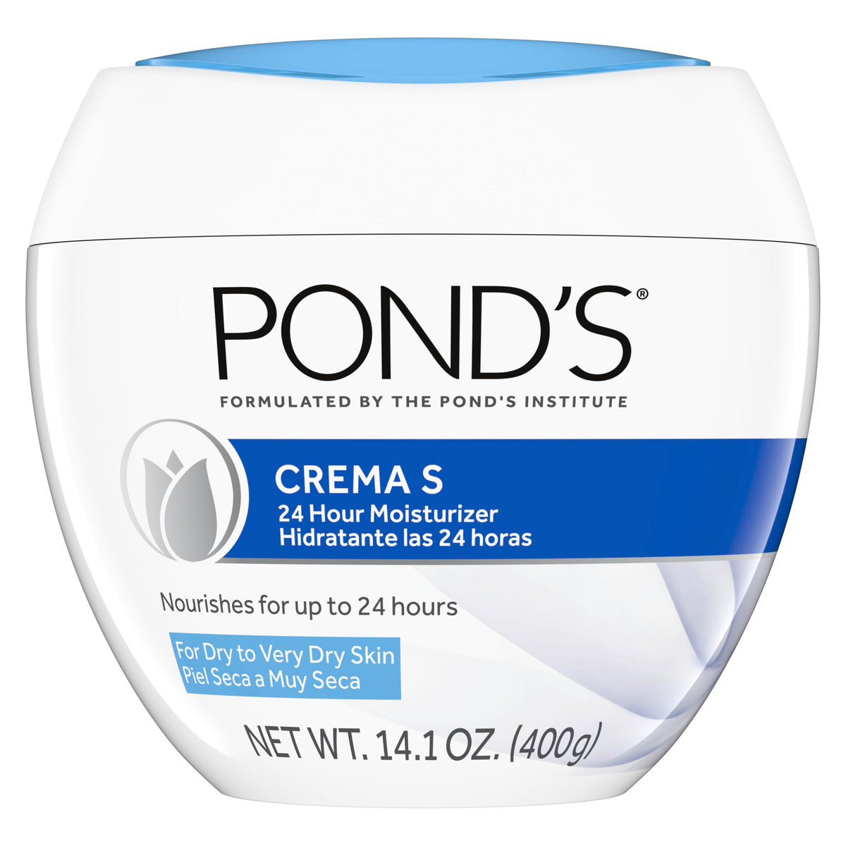 Pond's Nourishing Moisturizing Cream, Crema S 14.1 oz 400 g (Pack of 1)