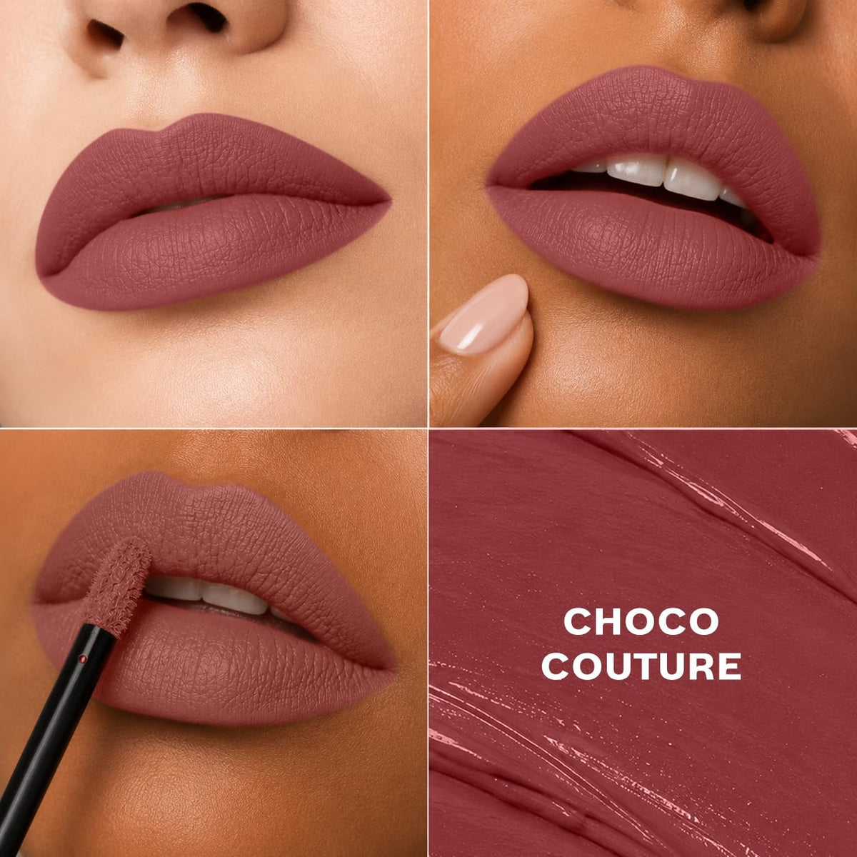 FACES CANADA Comfy Matte Wow Liquid Lipstick - Orchid Opulence 10 (Plum) 3.8ml | One Swipe Application | Highly Pigmented | Comfortable Wear | Glides Smoothly |
