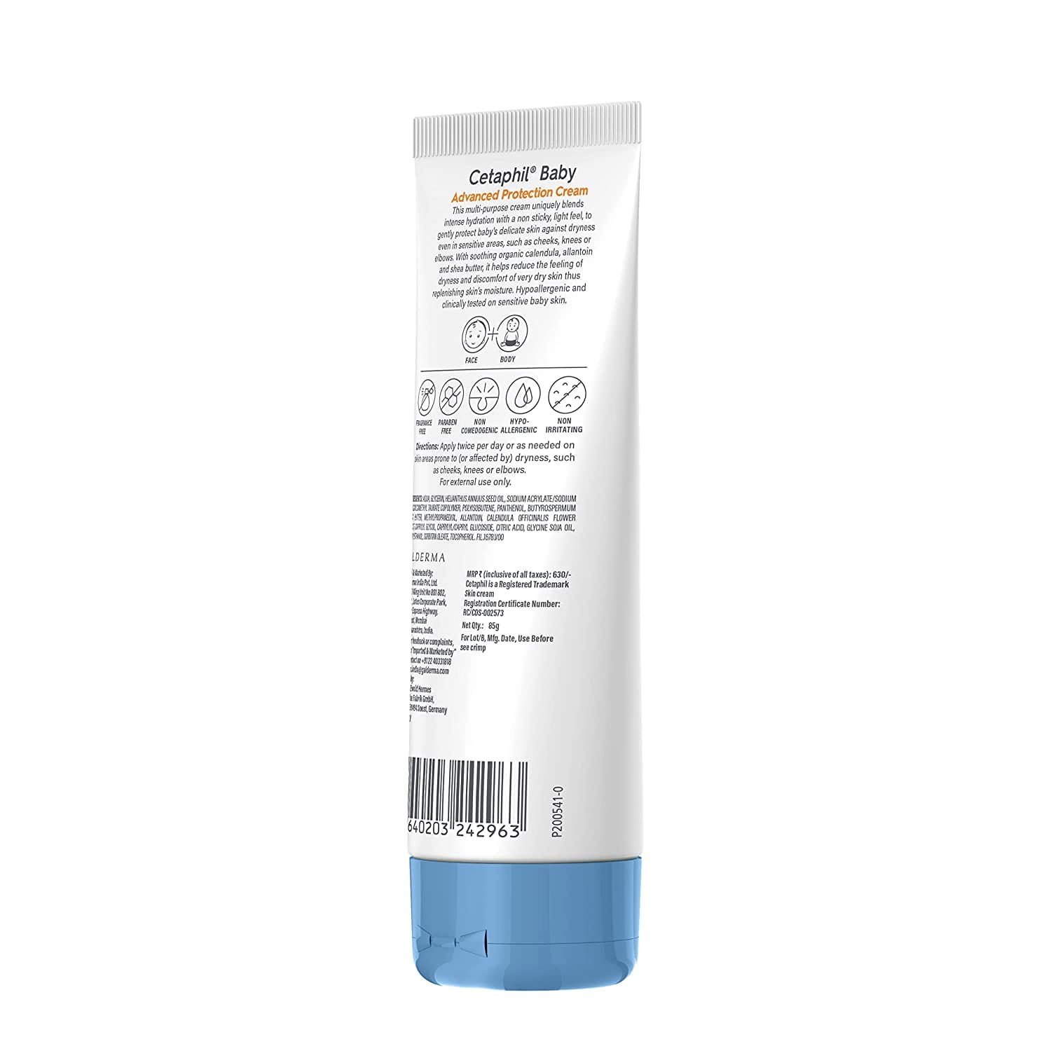 Cetaphil - Baby Advanced Protection Cream With Organic Calendula (85g)