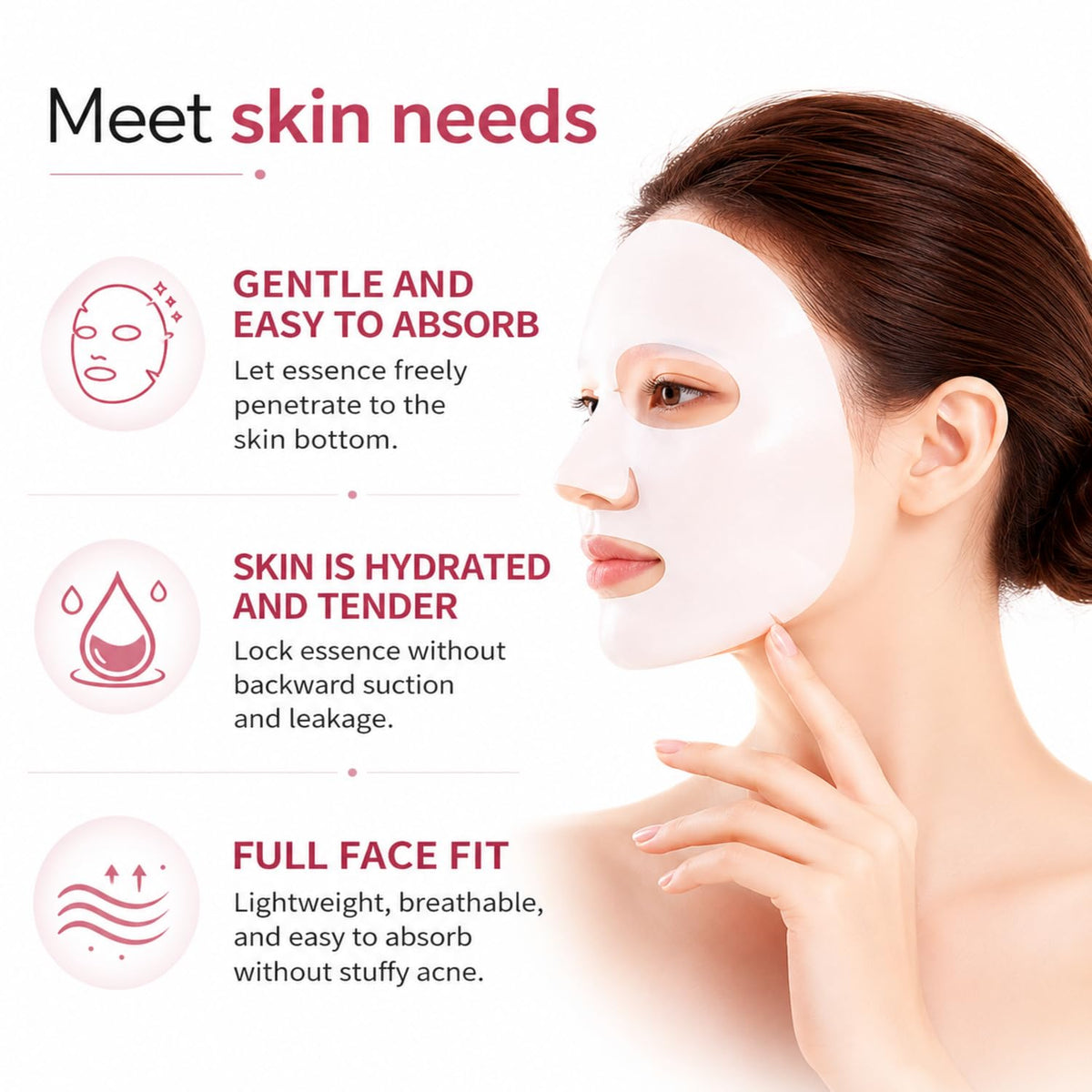 Bio-Collagen Real Deep Facial Mask Sheet | Premium Hydrogel Overnight Face Mask for Deep Hydration & Radiant Glow | Anti-Aging & Anti-Wrinkle Skin Tightening Sh