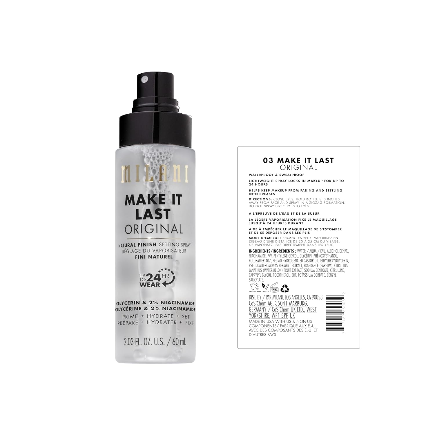 Milani Make It Last Setting Spray, 60ml