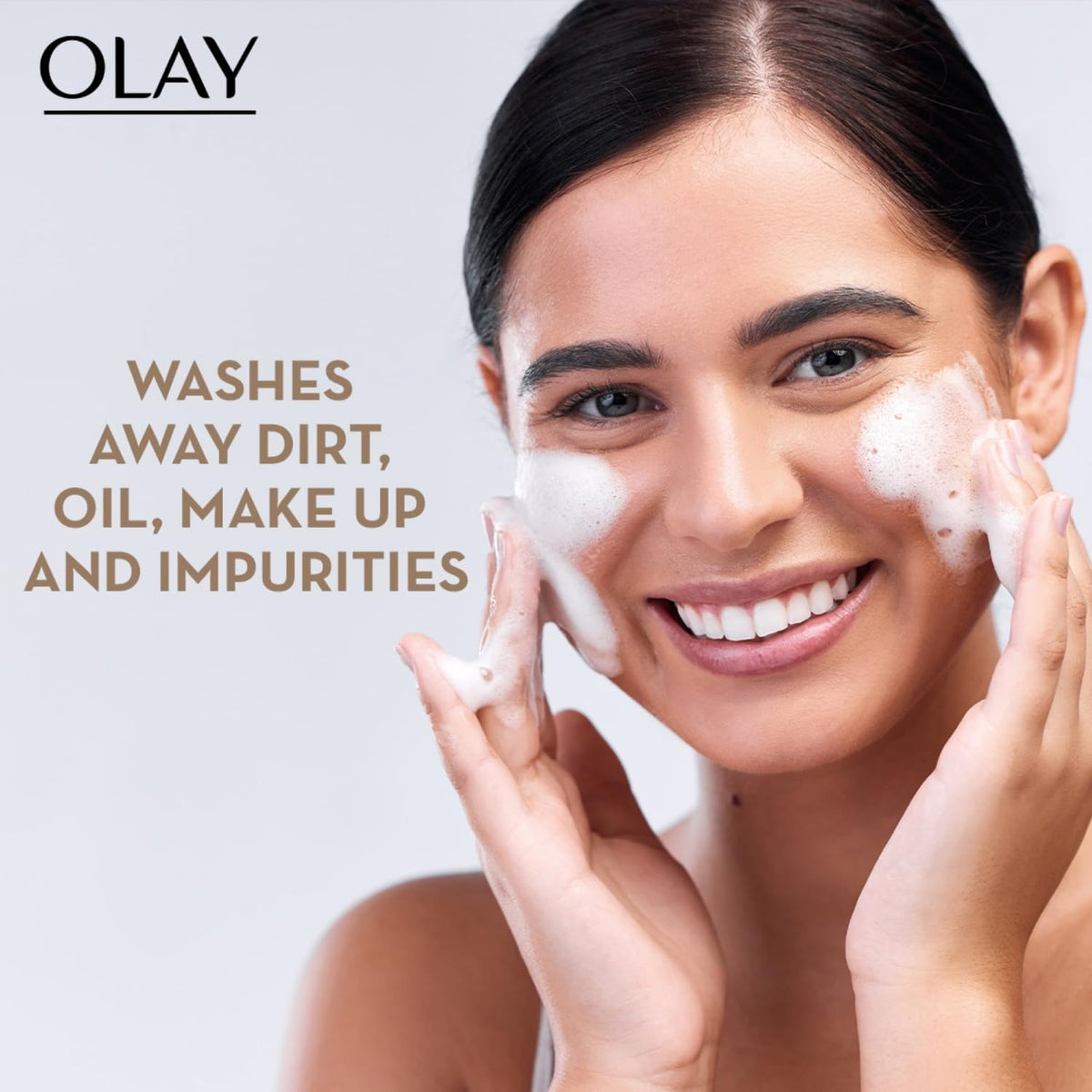 Olay Total Effects Cleanser,With Salicylic Acid & Exfoliating Silica Beads,Throughly Cleanse & Exfoliate Skin For Glowing,Younger Looking Skin,Suitable For Norm