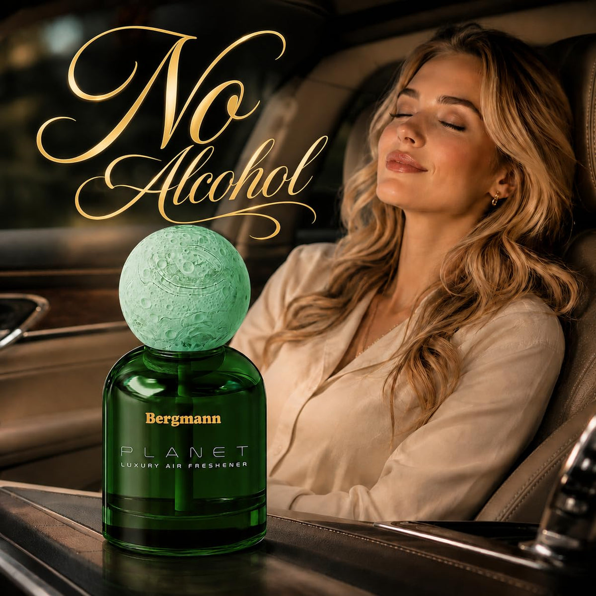 Bergmann Planet Luxury Car Perfume, Car Air Freshener, For Car & Home, Alcohol-free, Long-Lasting upto 90 days, COLOGNE, 110ml