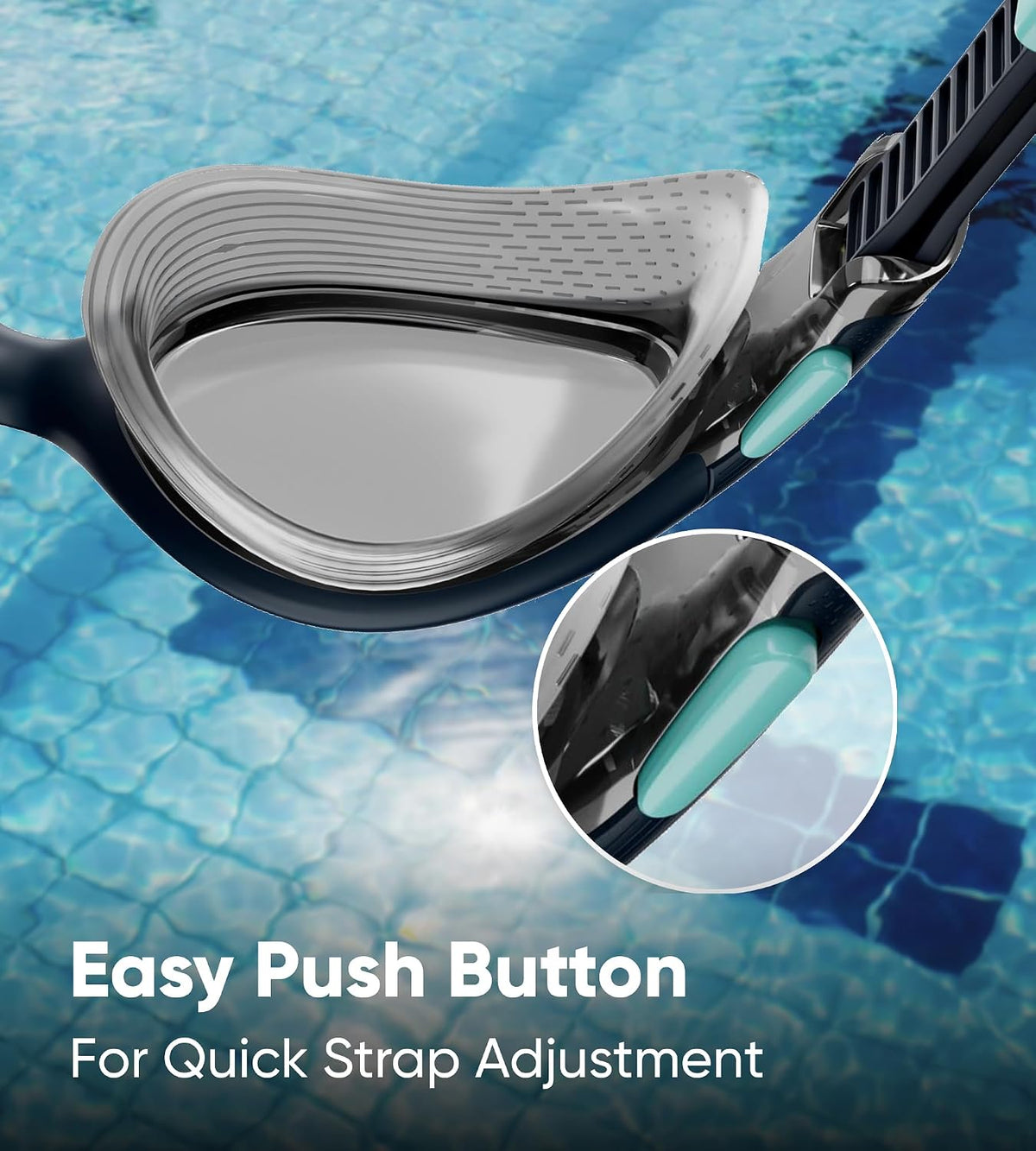 Speedo Women's Biofuse 2.0 Clear-Lens Goggles - Clear & Blue