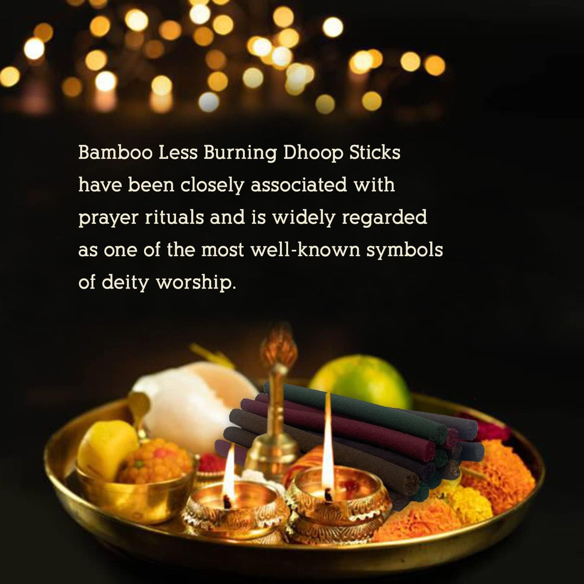 Ponds Flavour Fragrance Dhoop Stick (100 GM) - Pack of 3, Natural Dhoop Stick for Pooja, Long Lasting Fragrance for Daily Pooja, Meditation, Home Freshness, Pos