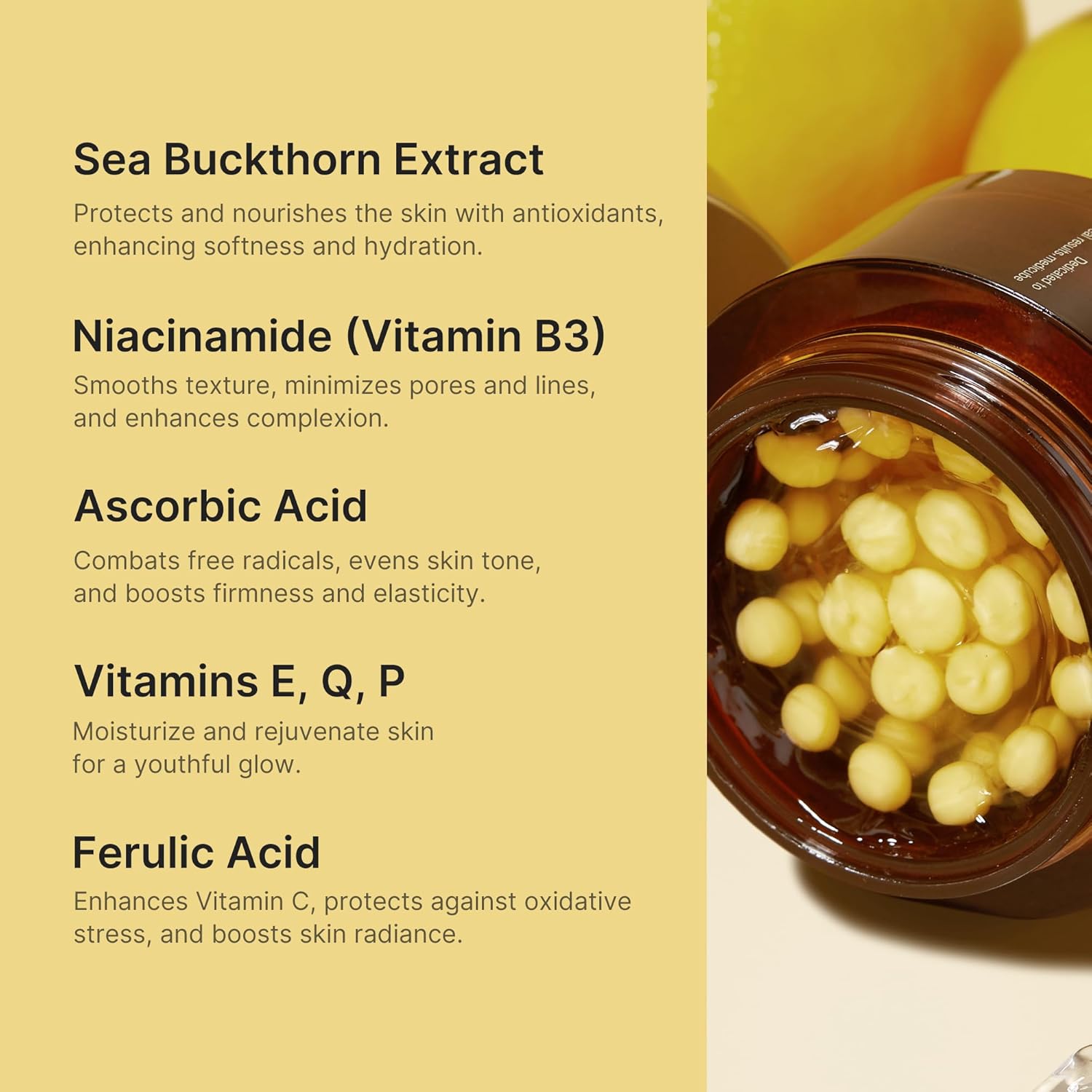 Medicube Deep Vitamin C Golden Boba Capsule Face Moisturizer - Liposome Capsules For Wrinkles, Skin Radiance - Transparent Gel for Glow Hydration - Korean Skin Care 1.94 oz