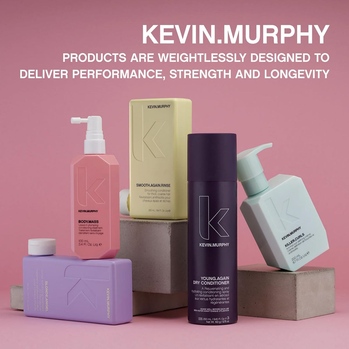 KEVIN.MURPHY ROUGH.RIDER Mouldable Styling Clay, All Hair Types, 2-Pack 3.5 Ounce (Pack of 2)