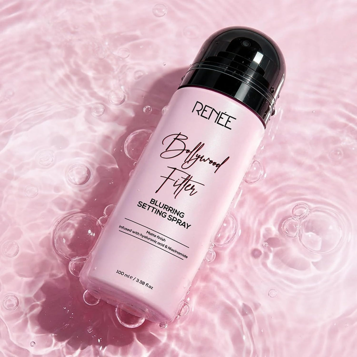 RENEE Bollywood Filter Blurring Setting Spray for Face Makeup, Matte Finish & Pore Blur Effect with Niacinamide & Hyaluronic Acid, Long Lasting Makeup Fixer & S