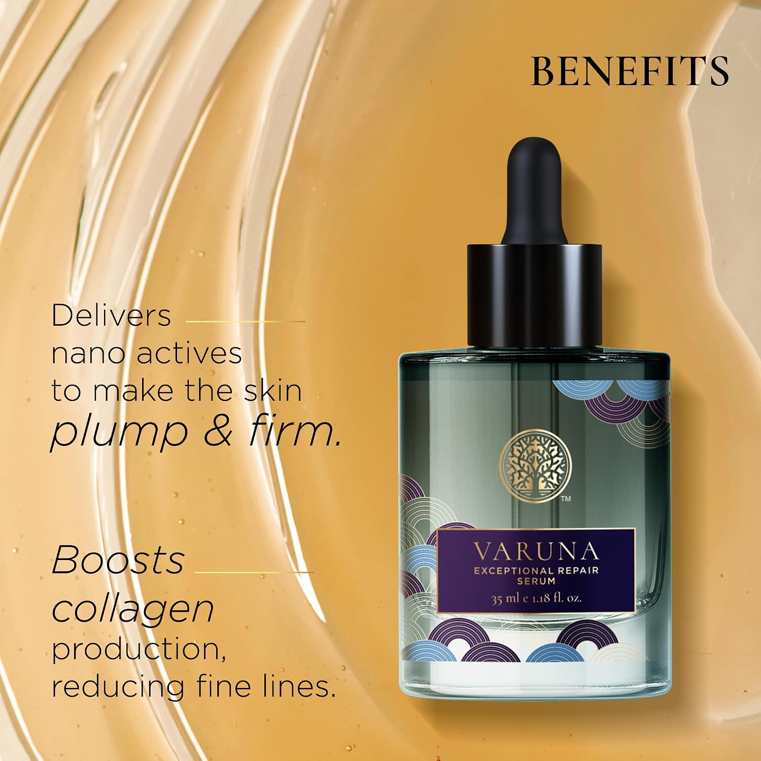 Forest Essentials Varuna Exceptional Anti-Ageing Night Repair Serum | Hydrates & Boosts Collagen for Firmer, Smoother Skin | Innovative Nanotechnology & Fermented Herbs | Clinically Proven Results