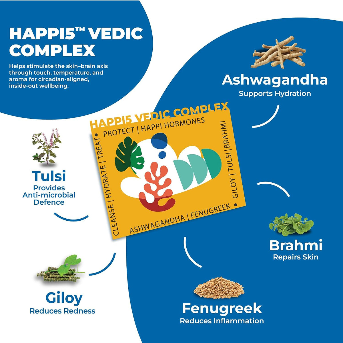India's 1st Ayurvedic Waterless Face Wash & Body Cleanser, Bright on Time Hydrating Cleanser Concentrate, 2-in-1 Non-Drying Formula, Cleanses, Hydrates & Bright
