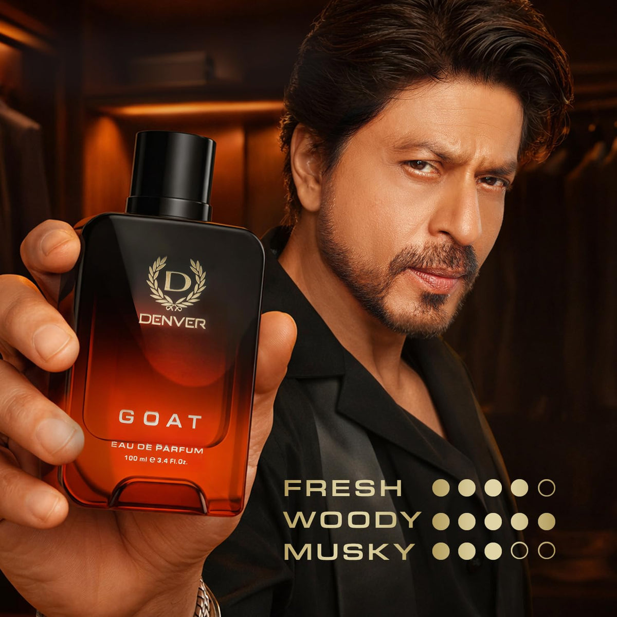 Denver GOAT Perfume For Men - 100 ML | Woody, Musky | Long Lasting Fragrance | Eau De Parfum