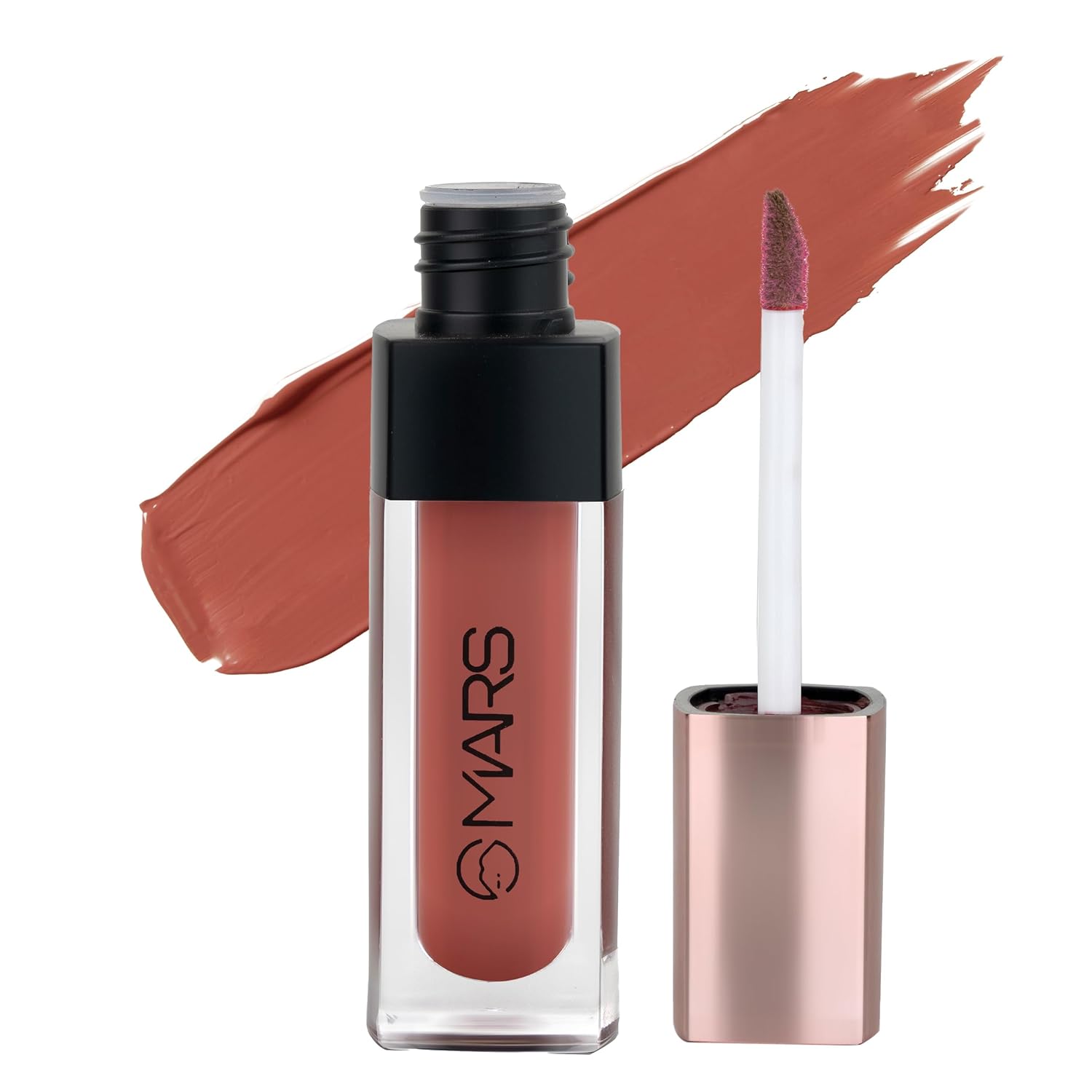 MARS Popstar Non-Drying Liquid Mousse Lipstick for Women with Matte Finish | Lightweight and Non-Sticky Formula | Up to 12 Hour Long Lasting | Transferproof & Waterproof (6.0ml) (20-Queenie)