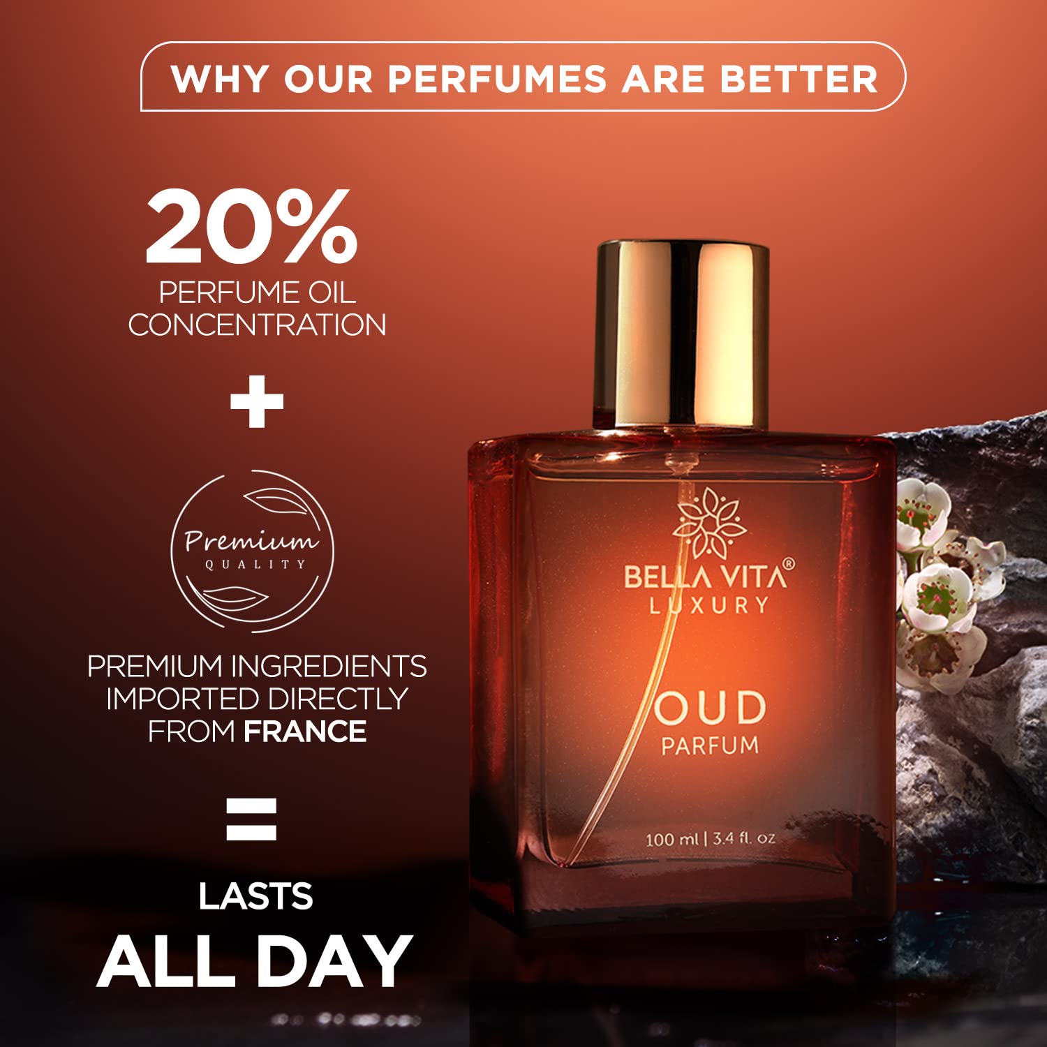 Bella Vita - Luxury Oud  Perfum Intense - Unisex Perfume (100ml)