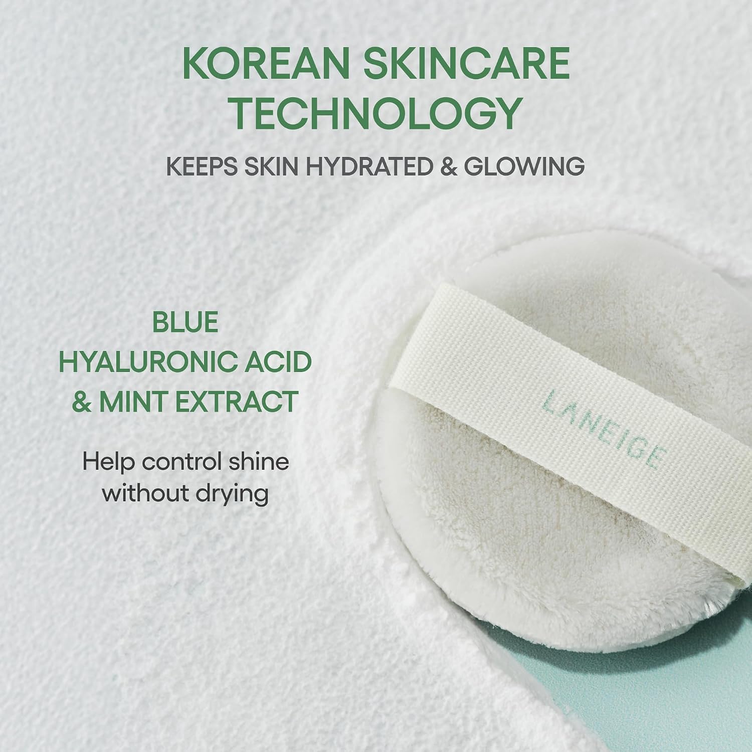 Laneige Neo Eessential Blurring Finishing Powder | Korean Oil-Control Compact with Pore Blurring, Smooth Finish & Travel Friendly-7G
