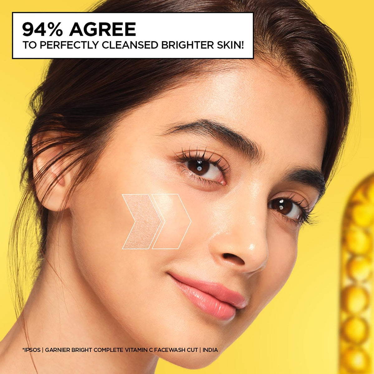 Garnier Skin Naturals, Facewash, Cleansing and Brightening, Bright Complete, 100 g 100 g (Pack of 1)