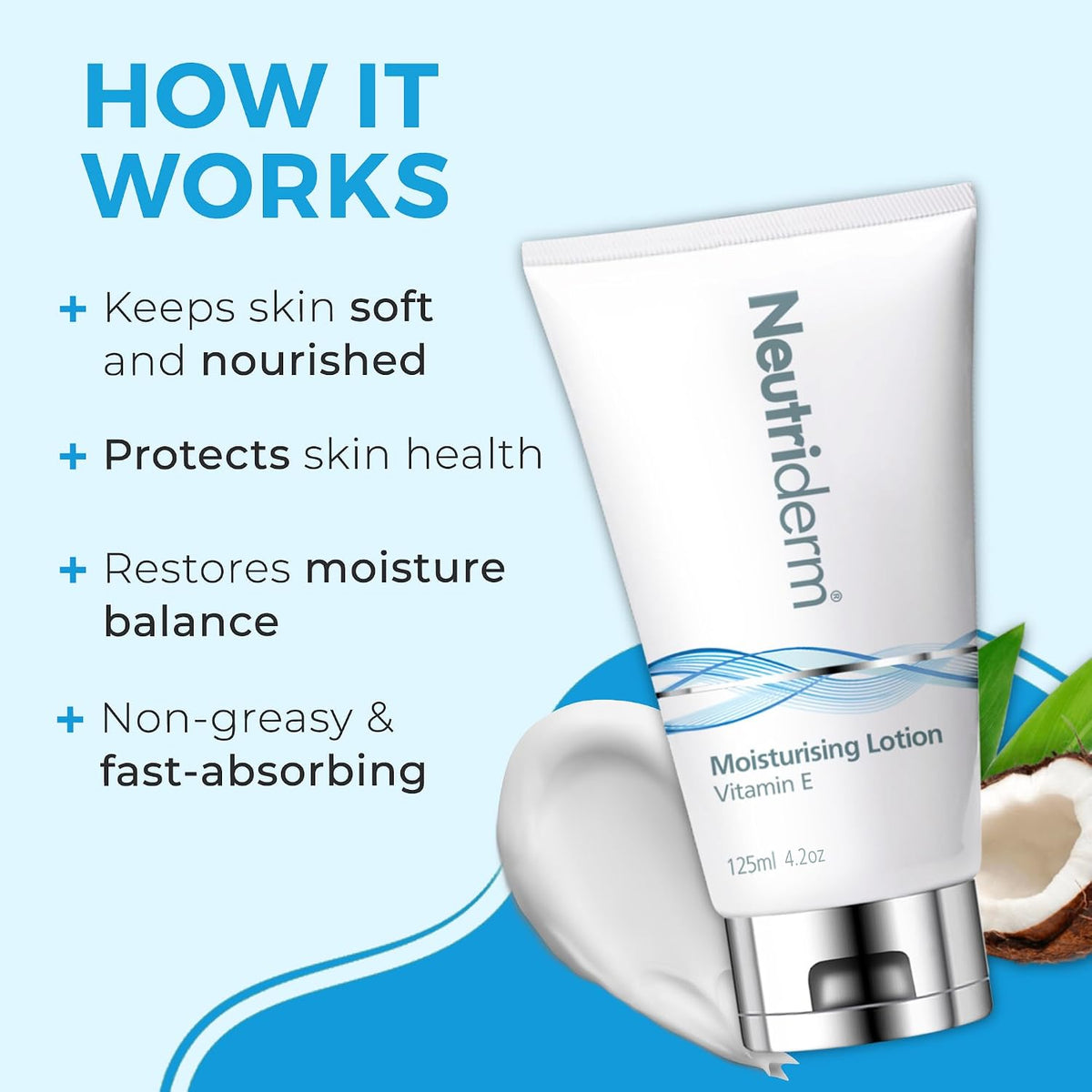 Neutriderm Moisturising Lotion w/Vitamin E - 125 mL
