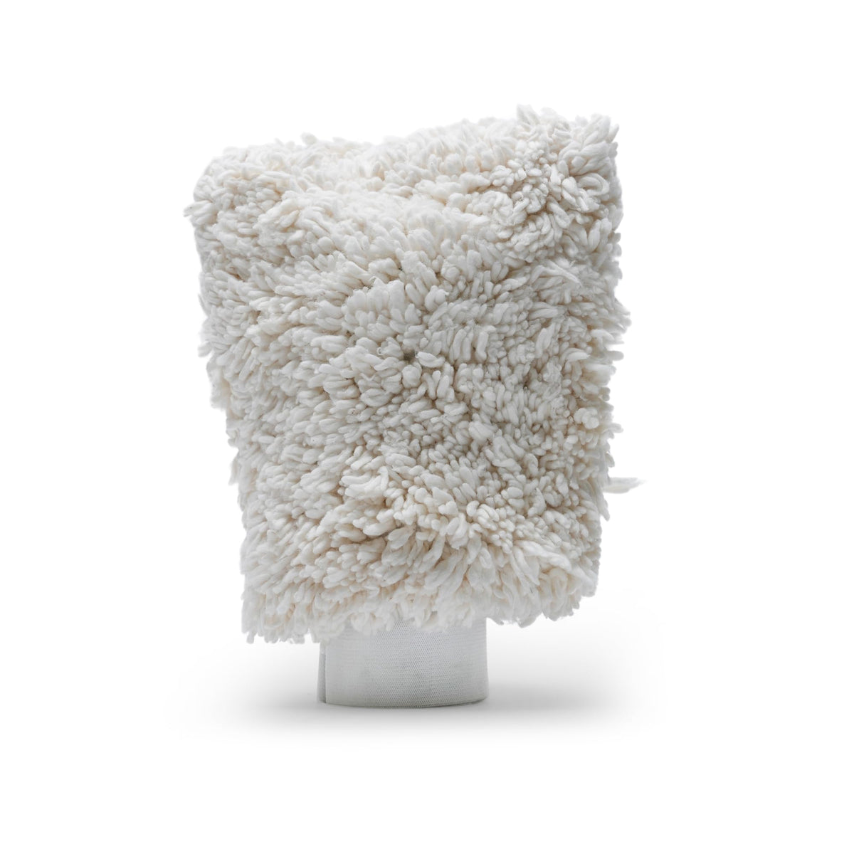 SM Arnold Snow White Professional Heavy-Duty Chenille Wash Mitt 8" x 11" - Ultra-Soft, Absorbent, Scratch-Free Car Wash Glove with Cuff, Ideal for Auto Detailin