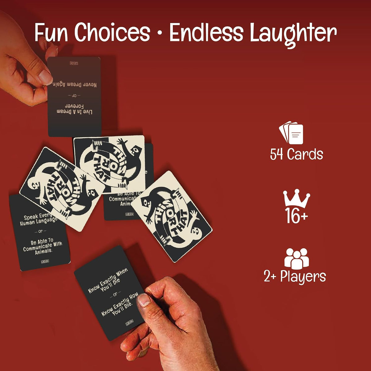 This or that Conversation Card Game for Adults