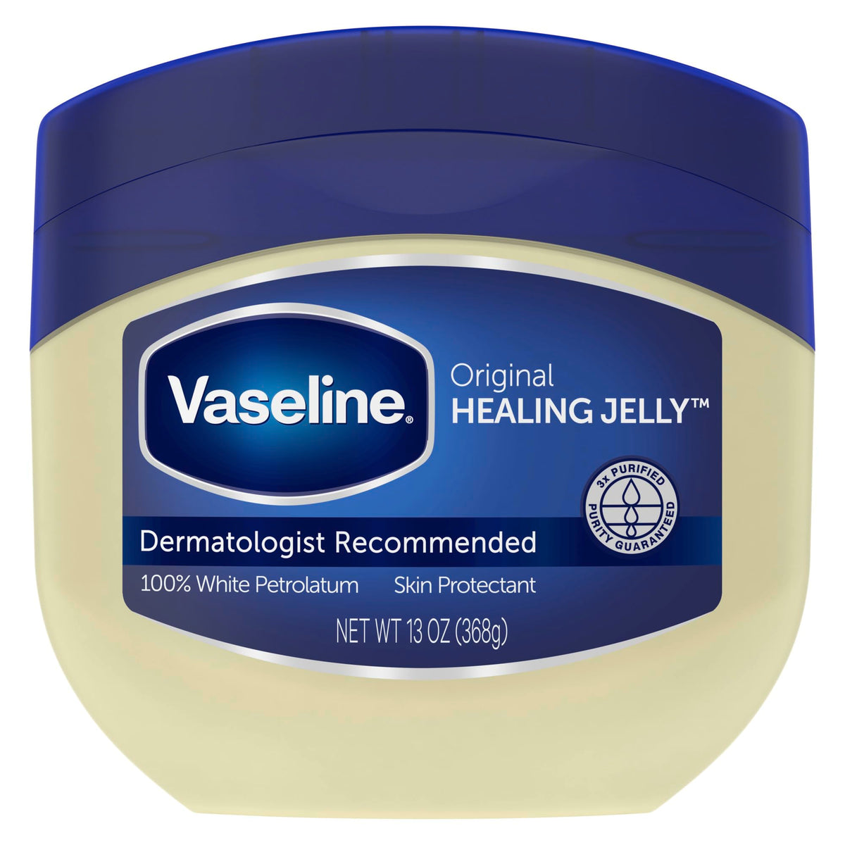 Vaseline 100 Percent Pure Petroleum Jelly Original By For Unisex - 13 Oz Vaseline 368.54 g (Pack of 1)