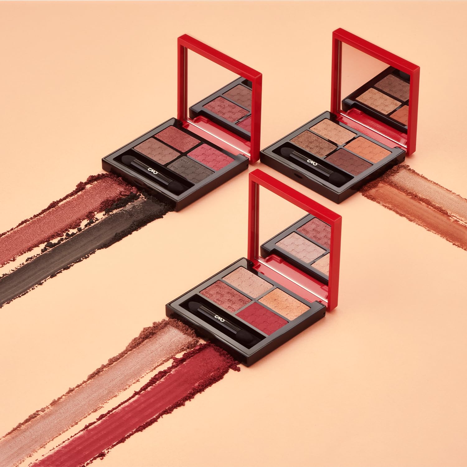 Charmacy Milano Gradient Eyeshadow Palette - 7.2 g, Soft Texture, Mini Palette, Metallic, Travel Friendly, Highly Pigmented, Long Wear, Vegan, Cruelty Free, Toxin Free