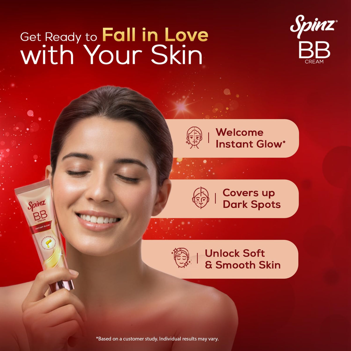 Spinz BB Cream|Instant Glow|Even Skin Tone & Natural Coverage|29g 29 g (Pack of 1)