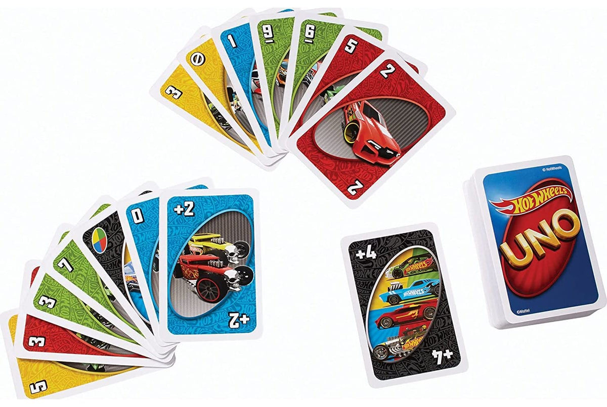 Hot Wheels UNO Game