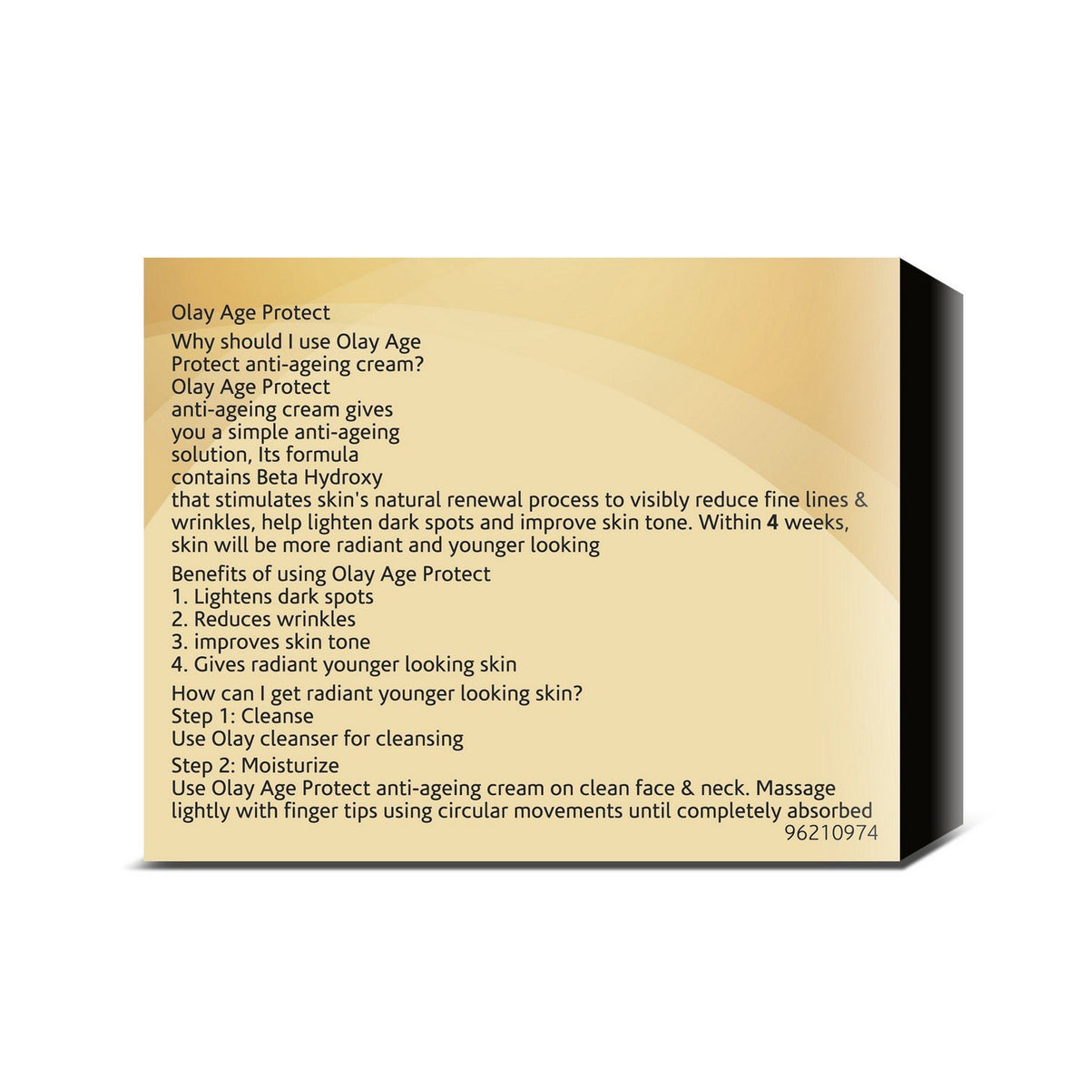 Olay Age Protect Anti-Ageing Cream | Lightens Dark Spots and Reduces Wrinkles | Normal, Oily, Dry, Combination Skin | 40g (Pack of 2) 40 g (Pack of 2)