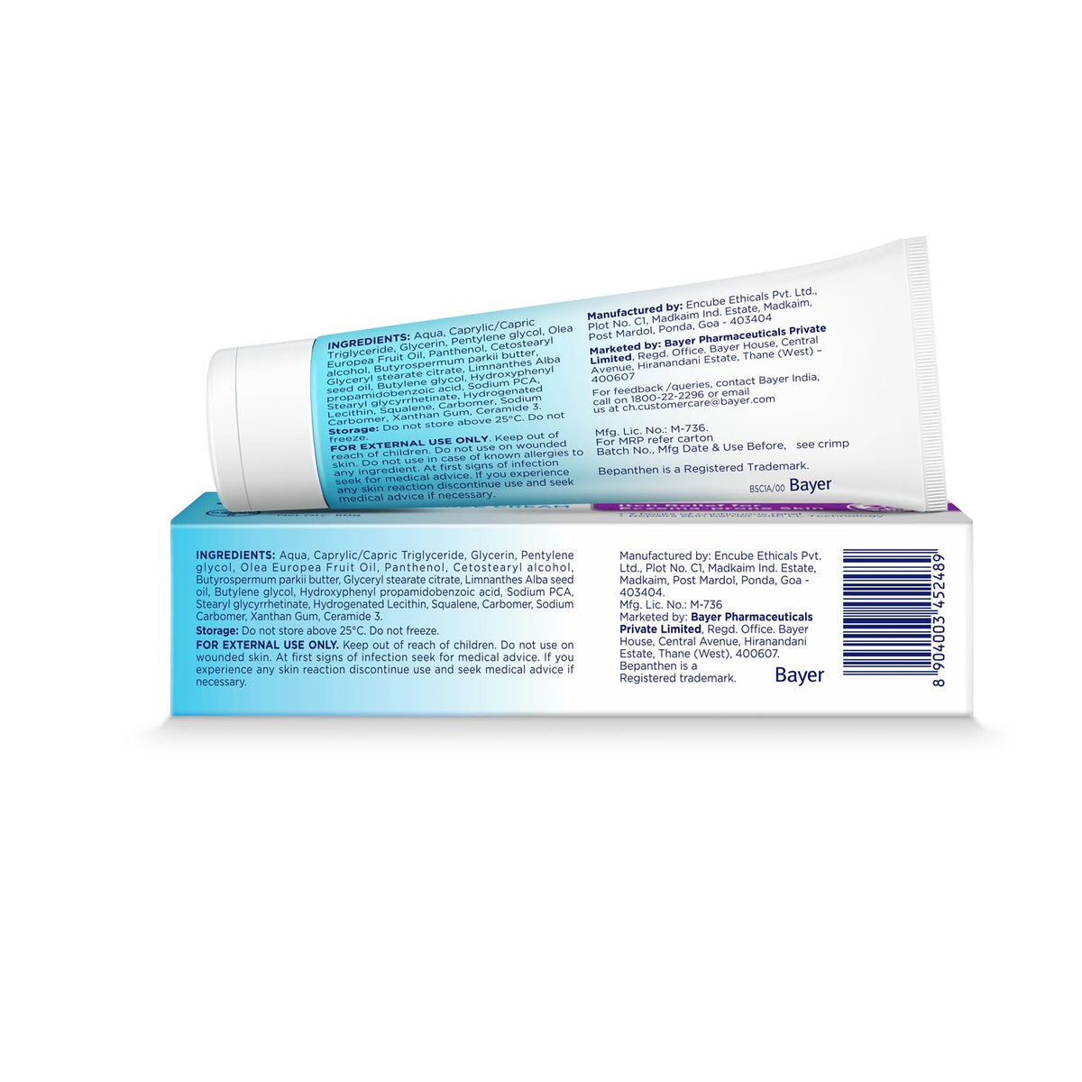 Bepanthen SensiCalm Eczema Cream Moisturizer For Face & Body, Worlds No.1 Skincare Brand, Repair, Itch Relief Cream, Very Dry & Sensitive Skin 50g