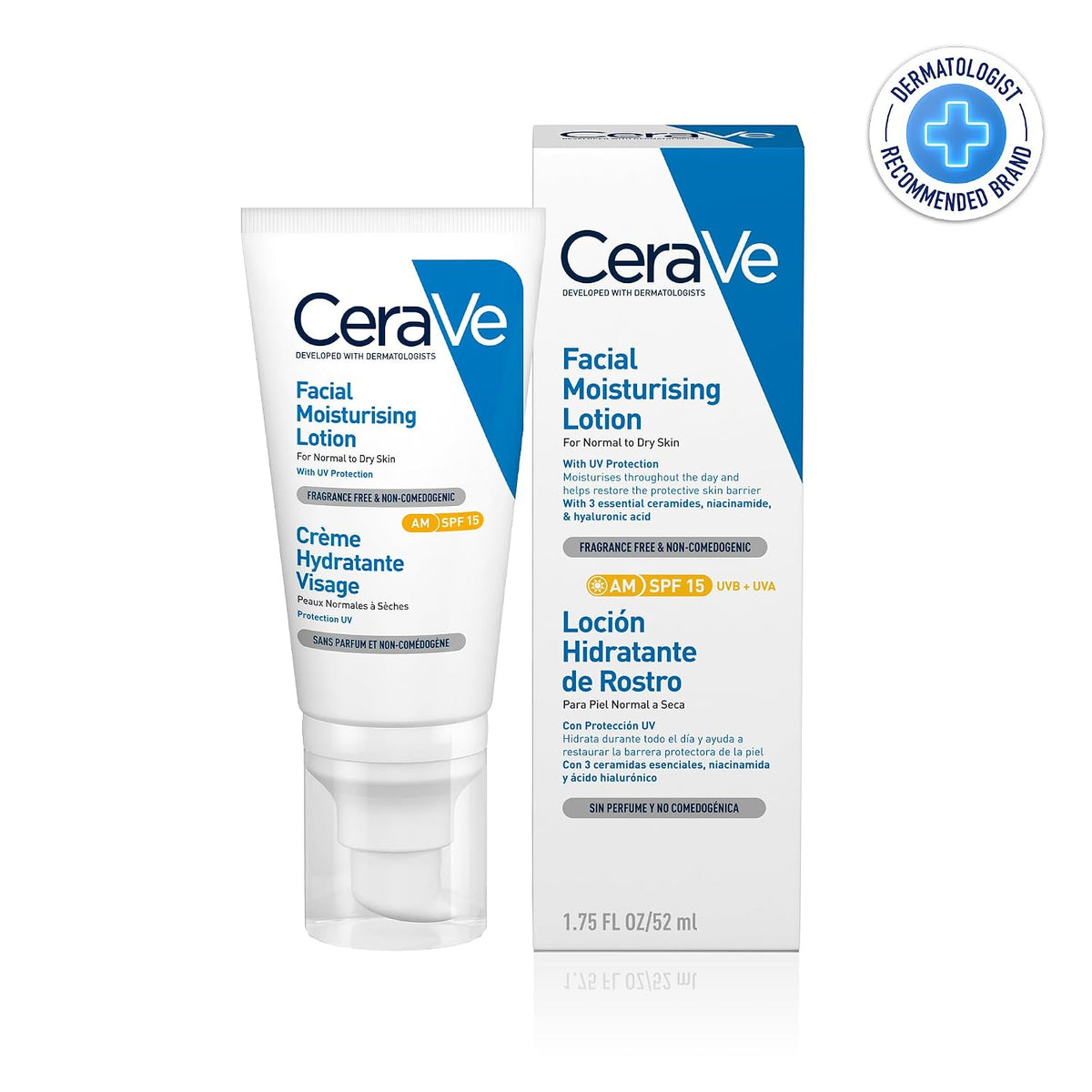 CeraVe AM Facial Moisturizing Lotion For Normal to Dry Skin (52ml) - Broad Spectrum SPF 30 Sunscreen | Non-Comedogenic, Paraben-Free And Fragrance-Free Lotion 5